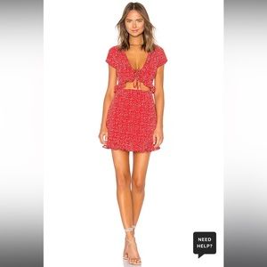 MERCY POLKA DOT DRESS IN RED. only worn 3 times and is in great condition.